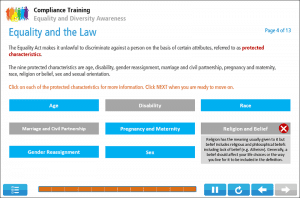 Equality Training Screenshot 1 Equality and Diversity Awareness Screenshot 1