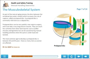 Manual Handling Online Training Screenshot 1 Manual Handling Online Training Screenshot 1