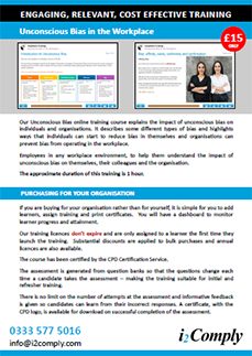 Unconscious Bias Online Training Course