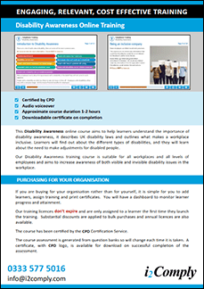 Disability Awareness Flyer