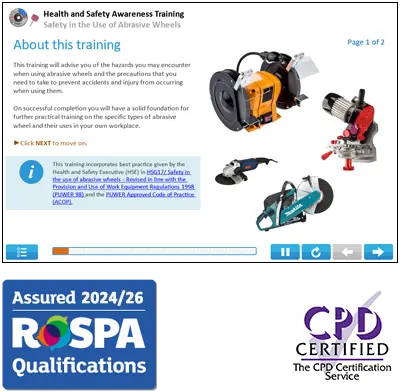 Abrasive Wheels Online Training