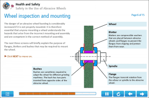 Abrasive Wheels Online Training Screenshot 3 Abrasive Wheels Online Training Screenshot 3