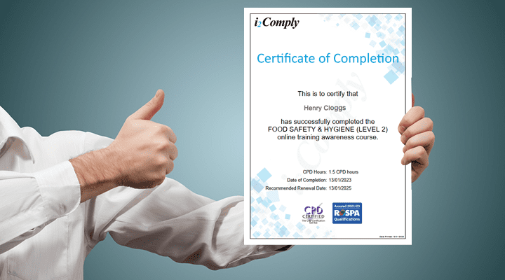 How long does a food hygiene certificate last?